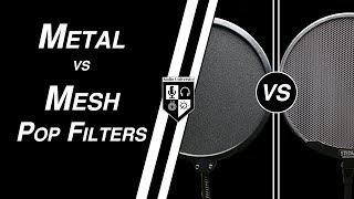 Pop Filters  METAL vs NYLON FABRIC Which Should You Buy [upl. by Leda]