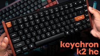 Keychron K2 HE Sound Test Thocky HallEffect Keyboard [upl. by Hgielrac]