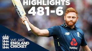 England Smash World Record 4816  England v Australia 3rd ODI 2018  Highlights [upl. by Ydnagrub]