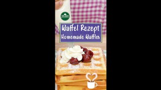 WaffelRezept WaffelTeig Waffles selmasrecipes [upl. by Nahgen659]