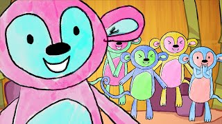 Five Little Monkeys  Nursery Rhymes amp Kids Songs with Creata Preschool [upl. by Ardna148]