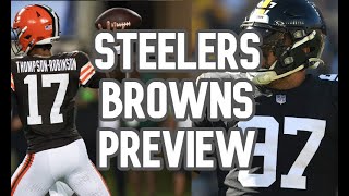 Steelers Vs Browns Preview  Prediction [upl. by Raul662]