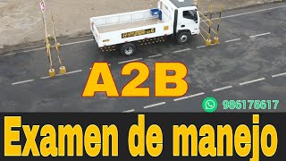 EXAMEN DE MANEJO ACTUALIZADO CATEGORÍA A2B TOURING 2024 [upl. by Santiago284]