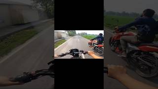 4v vs Gixxer monotone crazy race bike love top race tending highway [upl. by Nosimaj857]