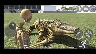 Indian bike driving 3d game in ghost 👻 vs crocodile 🐊 who winner 🏆 [upl. by Weingarten]