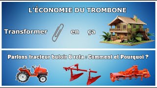 Léconomie du trombone acquérir sans argent  Jardin Potager amp Micro Tracteur  accessoires [upl. by Tallula]