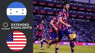 Honduras vs USA Extended Highlights  CONCACAF WCQ  CBS Sports Golazo [upl. by Tniassuot269]