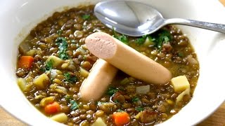 How to make German Lentil Soup [upl. by Gnaig775]