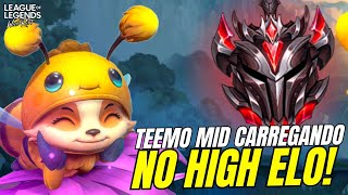 TEEMO MID INSANE HIGH ELO GAMEPLAY  WILD RIFT [upl. by Marston]