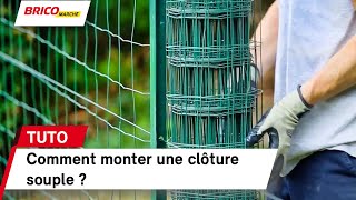 Comment monter une clôture souple   Bricomarché [upl. by Diraf]