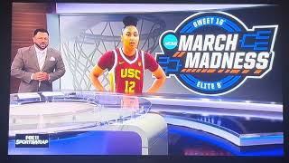 KTTV Fox 11 “Sports Wrap” open March 30 2024 [upl. by Nahtnhoj981]