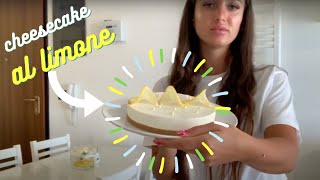 CHEESECAKE AL LIMONE FRESCA E VELOCISSIMA DOLCISENZAFORNO Martina Russo [upl. by Garnes]