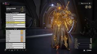 warframe HARROW PRIME 1st skin fashionframe [upl. by Thirzia]