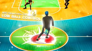 BEST LOW BALL CONTROL DRIBBLE MOVES FOR ALL BUILDS in NBA2K22 [upl. by Papotto]