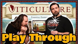 Viticulture Playthrough  The Game Haus [upl. by Sachs]