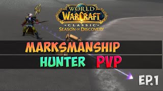 Hunter PvP Ep1 🟨 Season Of Discovery WoW Classic [upl. by Woolson]