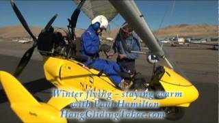 Heated suit for winter flying trikes microlights ultralights or any open air cockpit [upl. by Flagler498]