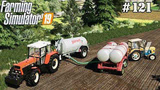 FS19 OLD FARM Slurry spreading Timelapse  121 [upl. by Orthman]