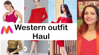 Bollywood inspired dresschristmas and new year party outfit ideas Myntra haul Western dress skirt [upl. by Algy]