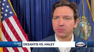 Ron DeSantis draws contrast with Nikki Haley in 1on1 interview  CloseUp [upl. by Sapowith]