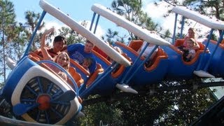 Disney World The Barnstormer POV Front Seat Ride Goofy Magic Kingdom Rollercoaster Classic [upl. by Ahsikym]