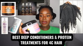 Best Deep Conditioners amp Protein Treatments for 4C Hair  What to Look out for LimitlessBloom [upl. by Toscano]