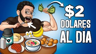 La MEJOR DIETA para FLACOS  GANA MASA MUSCULAR CON SOLO 2 DÓLARES AL DÍA [upl. by Noach]