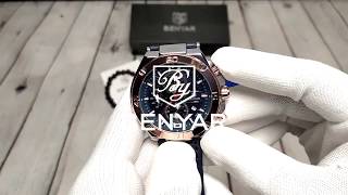 Benyar Luxury Military Chronograph Watch 5151M  Hombeli Store [upl. by Anaujik]