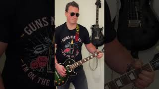 Nightrain 🚂  🌹 Guns N Roses 🌹 Slashs Intro 3 slash shorts short guitarlesson [upl. by Neladgam]