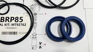 Montabert BRP85 BRP 85 BRH85 SEAL KIT MT92762 DIAPHRAGM MEMBRANE [upl. by Ilenna]