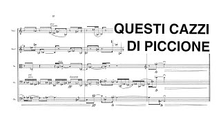 Frank Zappa  Questi Cɑzzi di Piccione 1992 score amp audio [upl. by Harve]