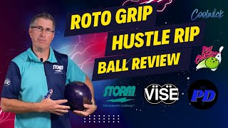 Roto Grip Hustle RIP Bowling Ball Review featuring the Roto Grip Hyped Solid and Hyped Pearl [upl. by Valina]