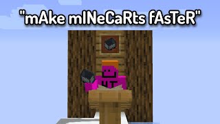 Camman18 rants about minecarts for several minutes [upl. by Neela524]