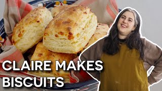 Delicious Homemade Cheddar Biscuits with Claire Saffitz  Dessert Person [upl. by Isaacs]