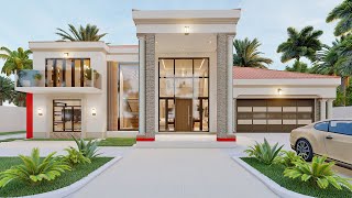 Double Storey house design  4 Bedroom 2 storey design  20mx17m  Cozy house design [upl. by Goat335]