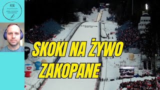 Skoki narciarskie na żywo Zakopane 20232024  kwalifikacje skokinarciarskie [upl. by Nymzaj]