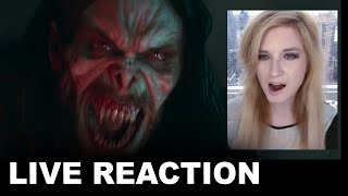 Morbius Trailer 2 REACTION [upl. by Nehttam]