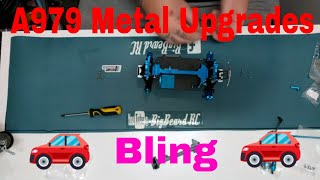 Wltoys A979 Metal Steering And Top Plate Upgrade [upl. by Alcina]