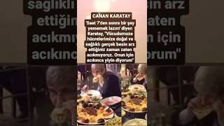 CANAN KARATAY SAĞLIKLI BESLENME İÇİN SAAT 7DEN SONRA BİRŞEY YEMEMEK LAZIM DOĞAL BESLENDİĞİNİZ ZAMAN [upl. by Suolhcin]