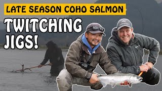 Twitching Jigs for Coho Salmon  Fishing with Rod salmonfishing fishing salmon [upl. by Apilef]