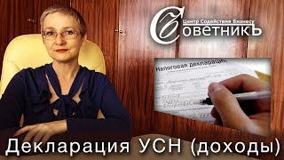 Как заполнить декларацию по УСН доходы [upl. by Baylor]