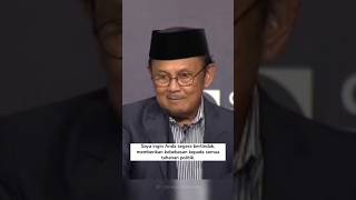 BJ Habibie  quotBebaskan Tahanan Politikquot [upl. by Tiduj]