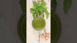 Basil Pesto Sauce pesto shorts easyrecipes [upl. by Atiral16]