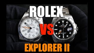 Rolex Explorer II 216570  White vs Black [upl. by Soirtimid615]