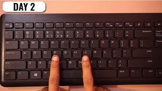 English Typing Course DAY 2  Free Typing Lessons  Touch Typing Course  Tech Avi [upl. by Synn]