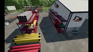 fs22 OLD STREAM FARMPUBLIIC WORKS TRAVAUX PUBLICS [upl. by Bibby927]