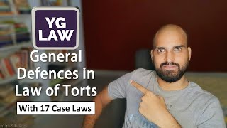 Detailed Explanation with case laws  General Defenses in Law of Torts [upl. by Dirtsa370]