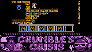 Atari 800 Longplay Crumbles Crisis [upl. by Ebenezer]