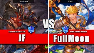 GBVSR ▰ JF Vaseraga VS FullMoon Vane  High Level Gameplay [upl. by Ynner299]