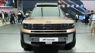 The New Hyundai Santa Fe XRT Concept Walkaround—2024 Beijing Motor Show [upl. by Orsino528]